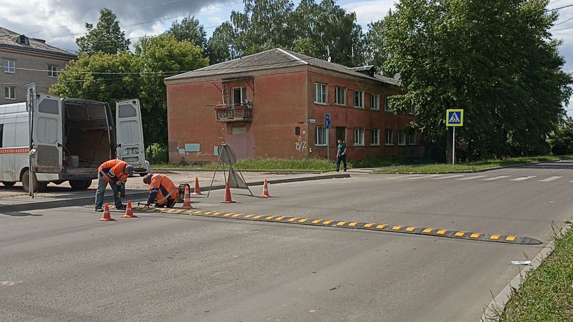 Серпухов, Подмосковье, дороги, безопасность, лежачий полицейский