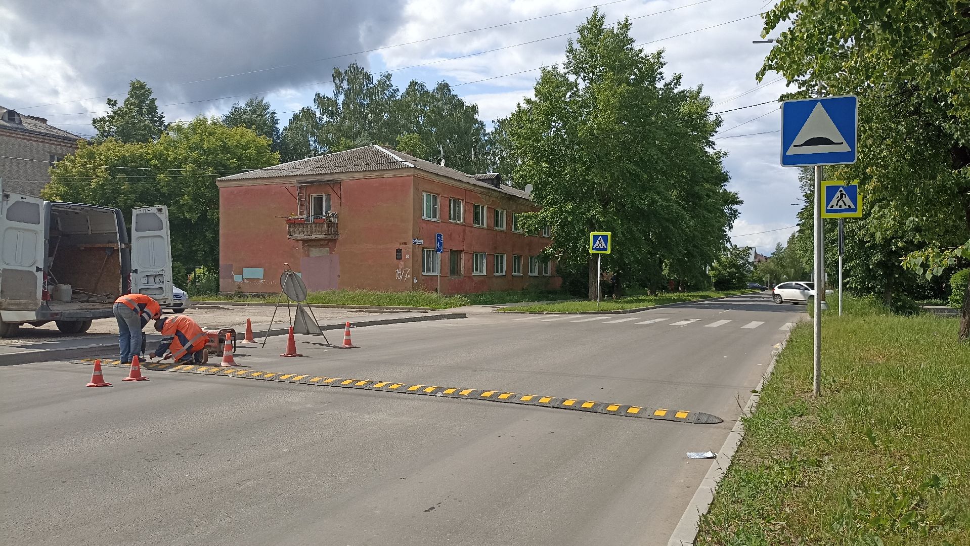 Серпухов, Подмосковье, дороги, безопасность, лежачий полицейский