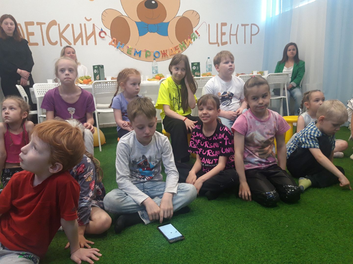 дети, доброе дело, машина,