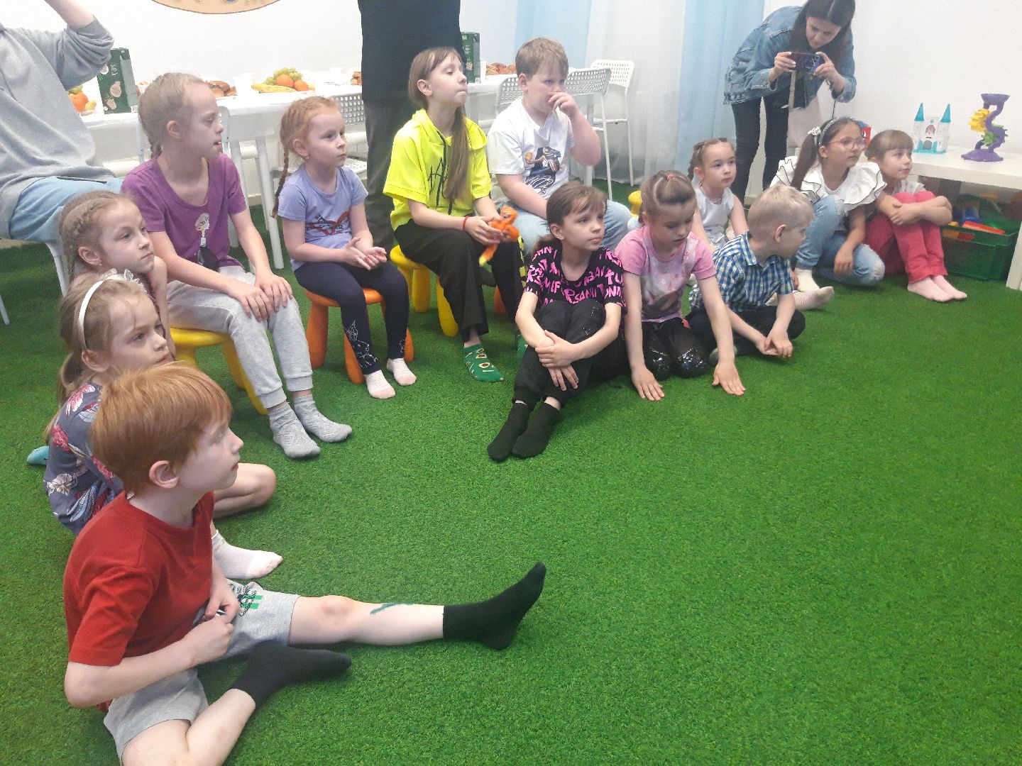 дети, доброе дело, машина,