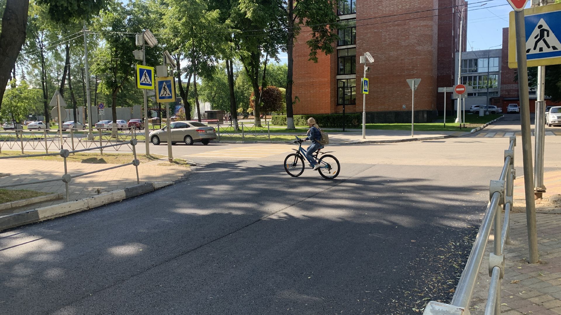 Ступино, ремонт дорог, улица Маяковского