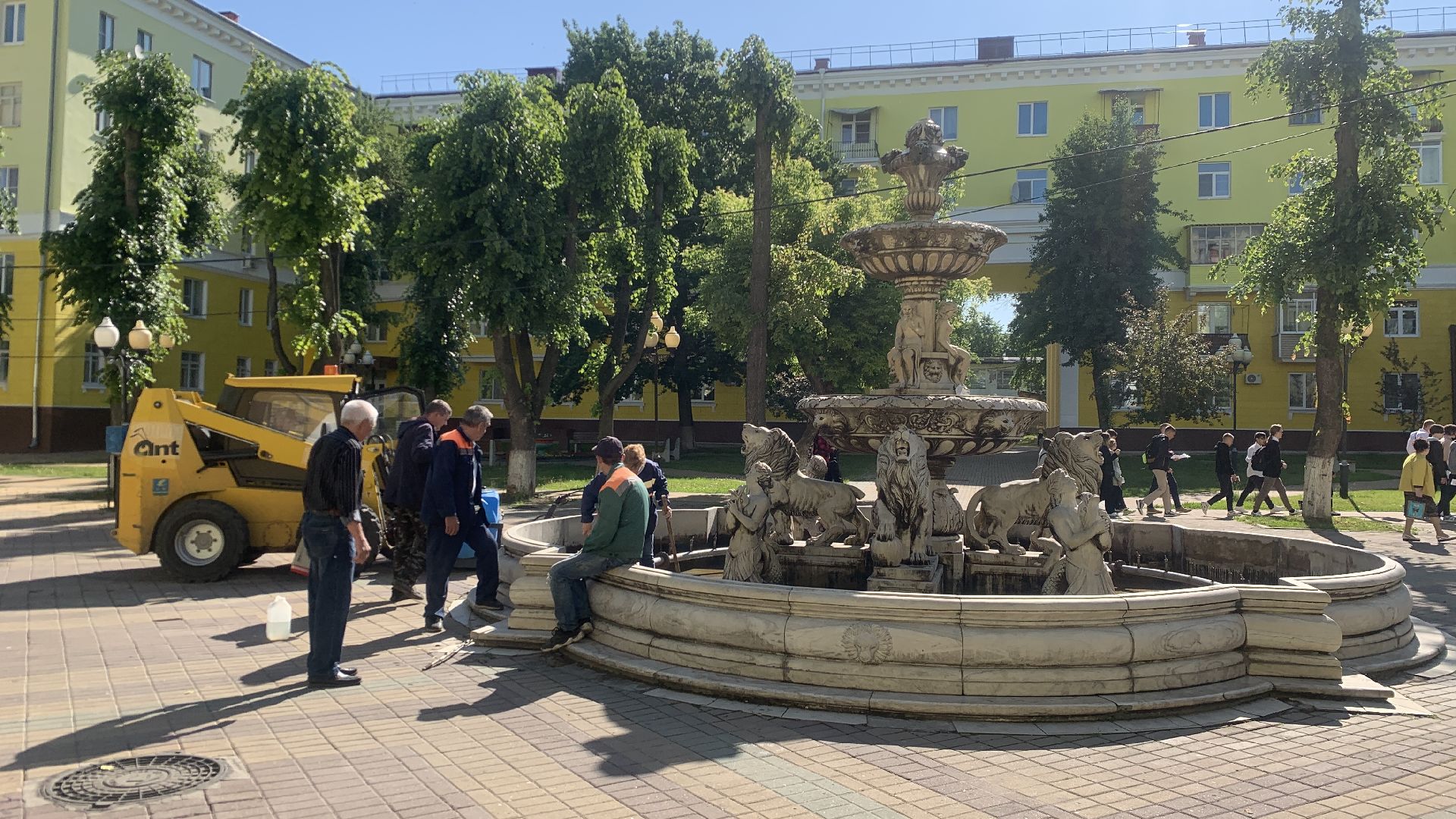 Ступино, Римский фонтан, благоустройство