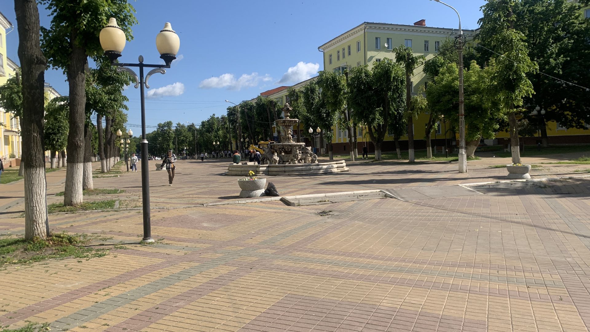 Ступино, Римский фонтан, благоустройство