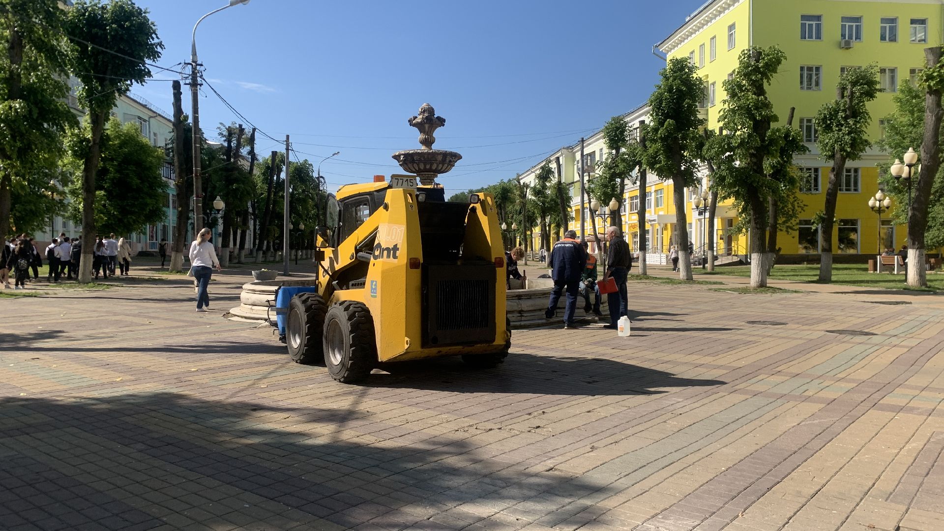 Ступино, Римский фонтан, благоустройство