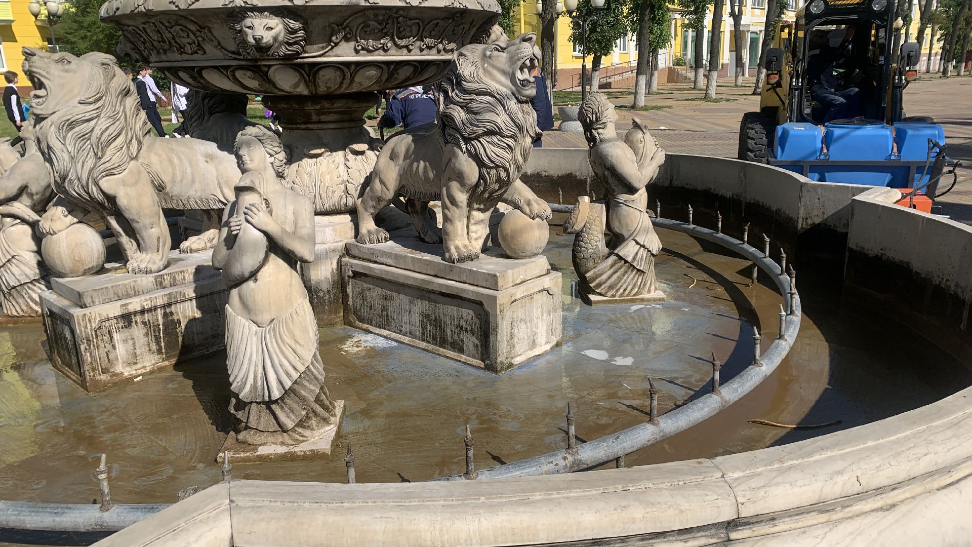 Ступино, Римский фонтан, благоустройство