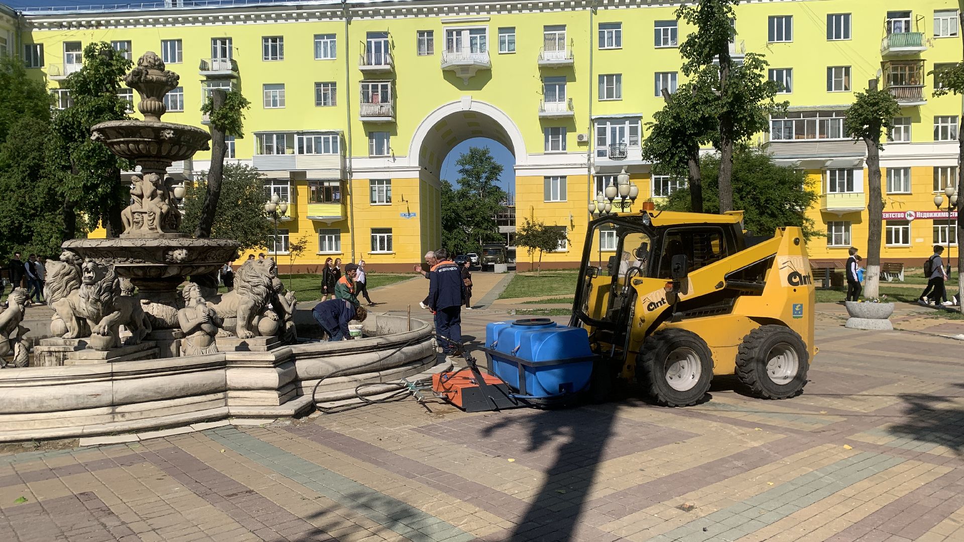 Ступино, Римский фонтан, благоустройство