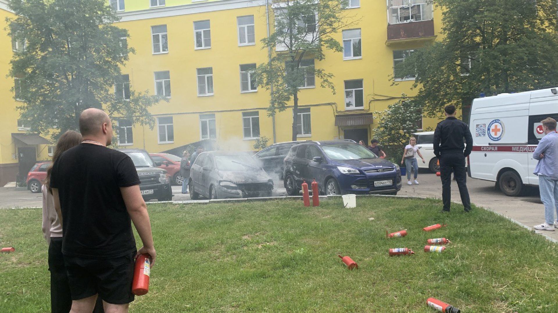 Ступино, пожар, дети