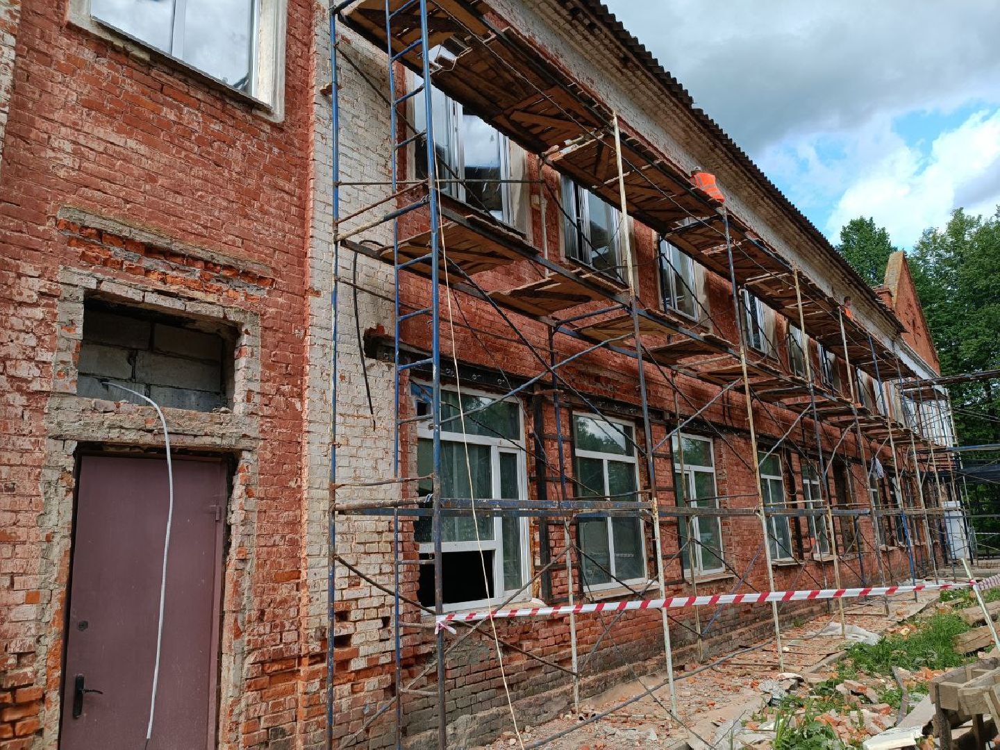 Можайск, Можайский городской округ, Подмосковье, капитальный ремонт, школа, образование, нацпроект, президент, школьники, глава округа