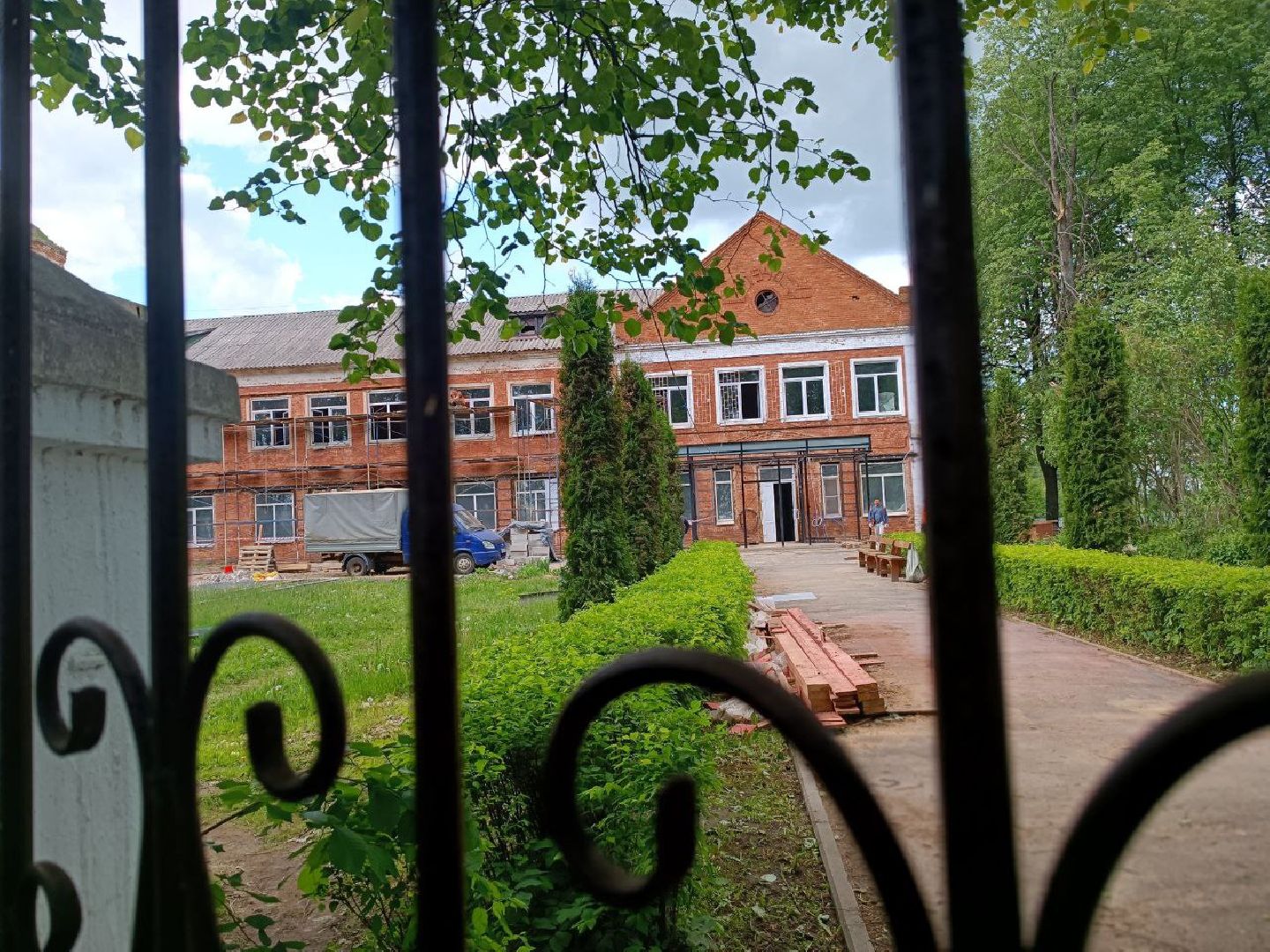 Можайск, Можайский городской округ, Подмосковье, капитальный ремонт, школа, образование, нацпроект, президент, школьники, глава округа