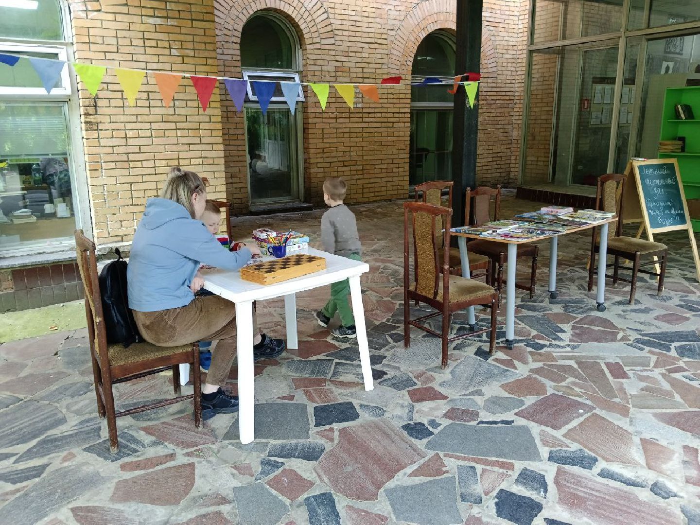 библиотека, дети, летний читальный зал, досуг, Протвино