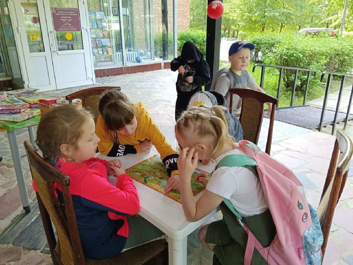 библиотека, дети, летний читальный зал, досуг, Протвино