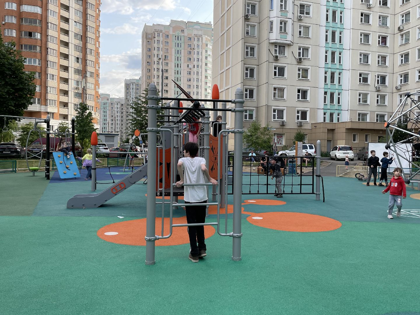 Детская площадка, дети, игра, Люберцы