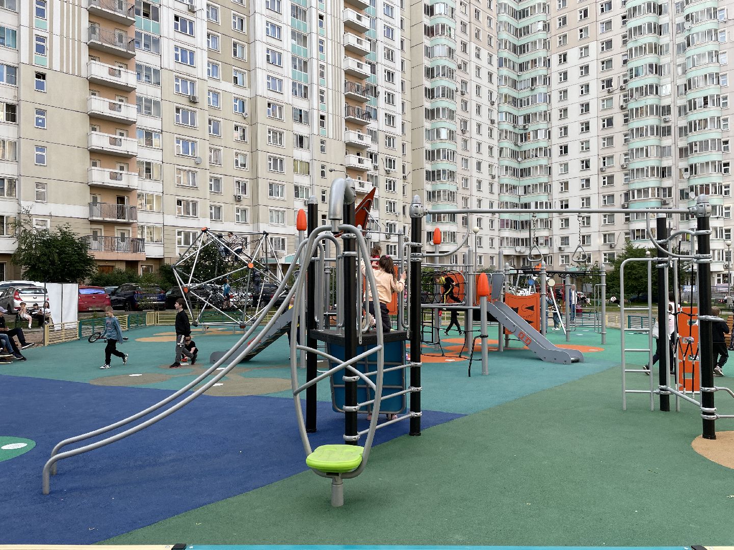 Детская площадка, дети, игра, Люберцы