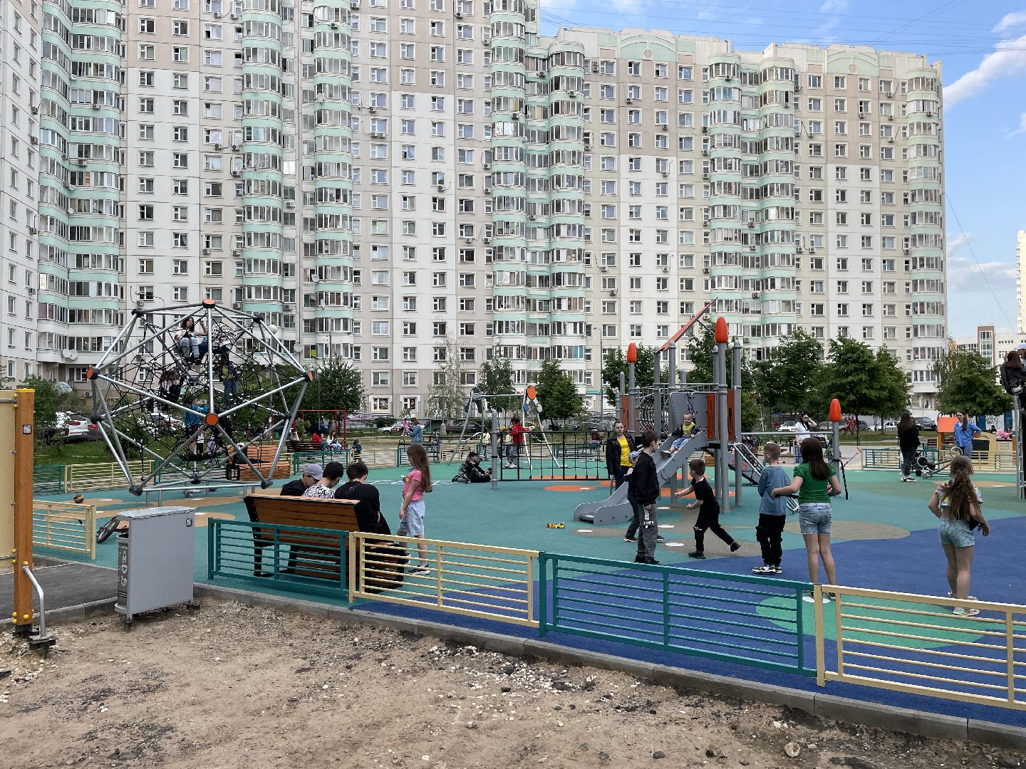 Детская площадка, дети, игра, Люберцы