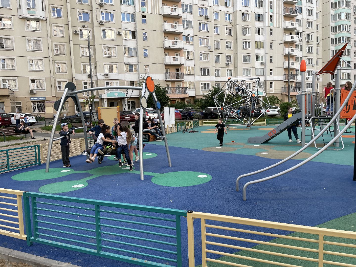 Детская площадка, дети, игра, Люберцы