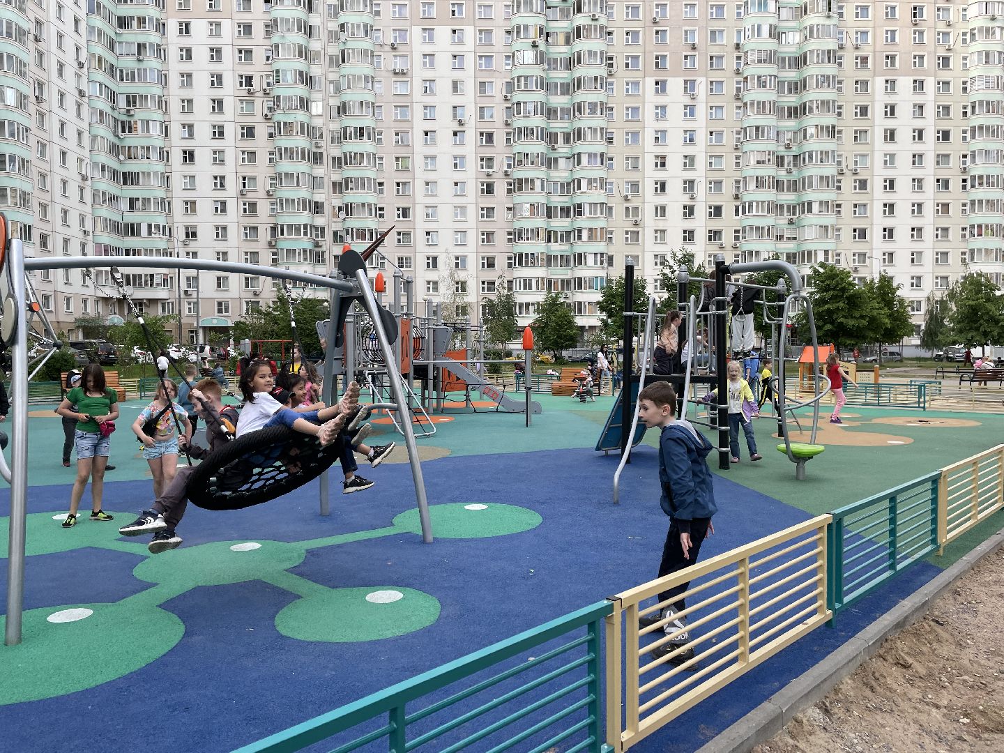 Детская площадка, дети, игра, Люберцы