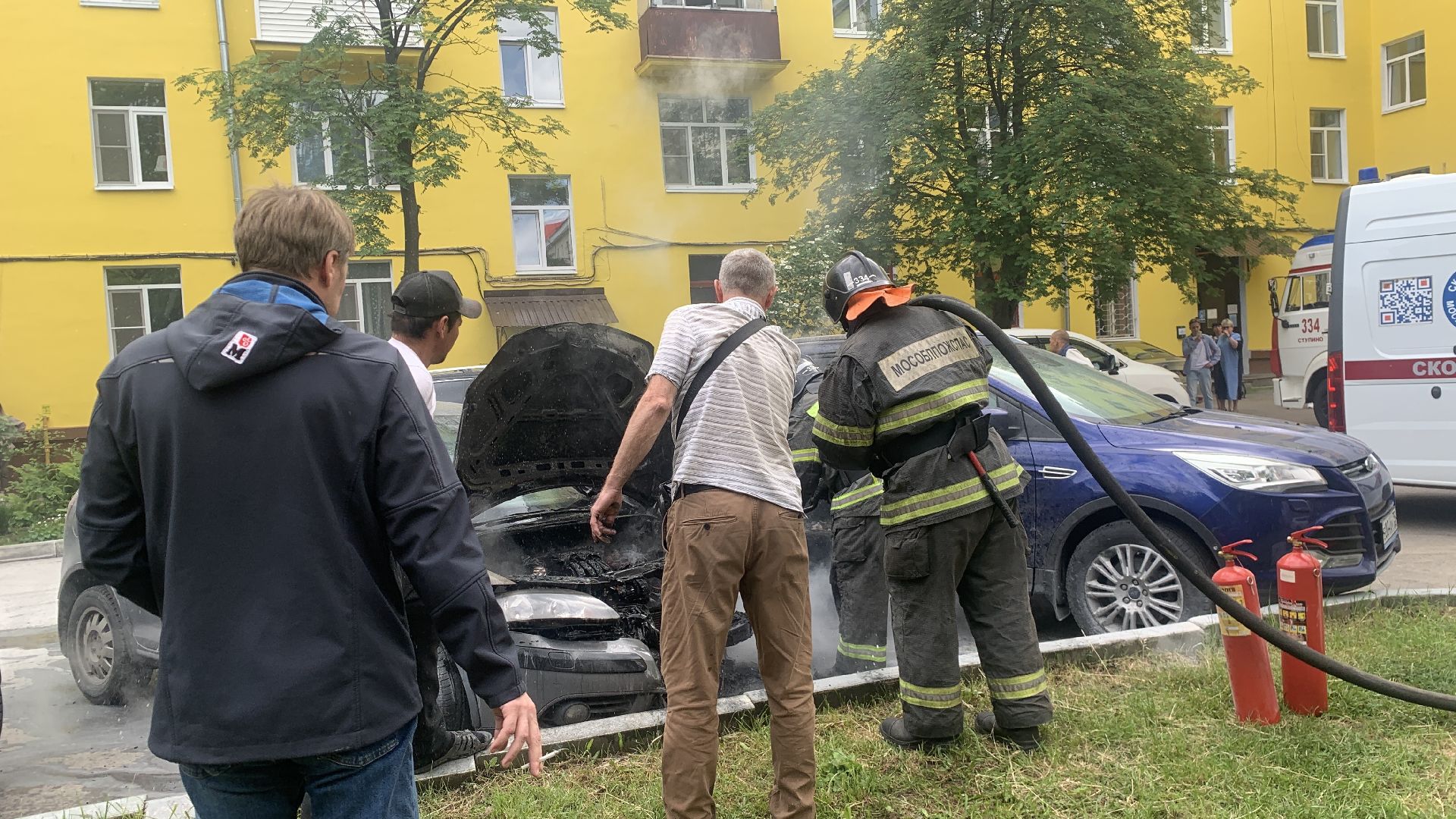 Ступино, ЧП, пожар, дети