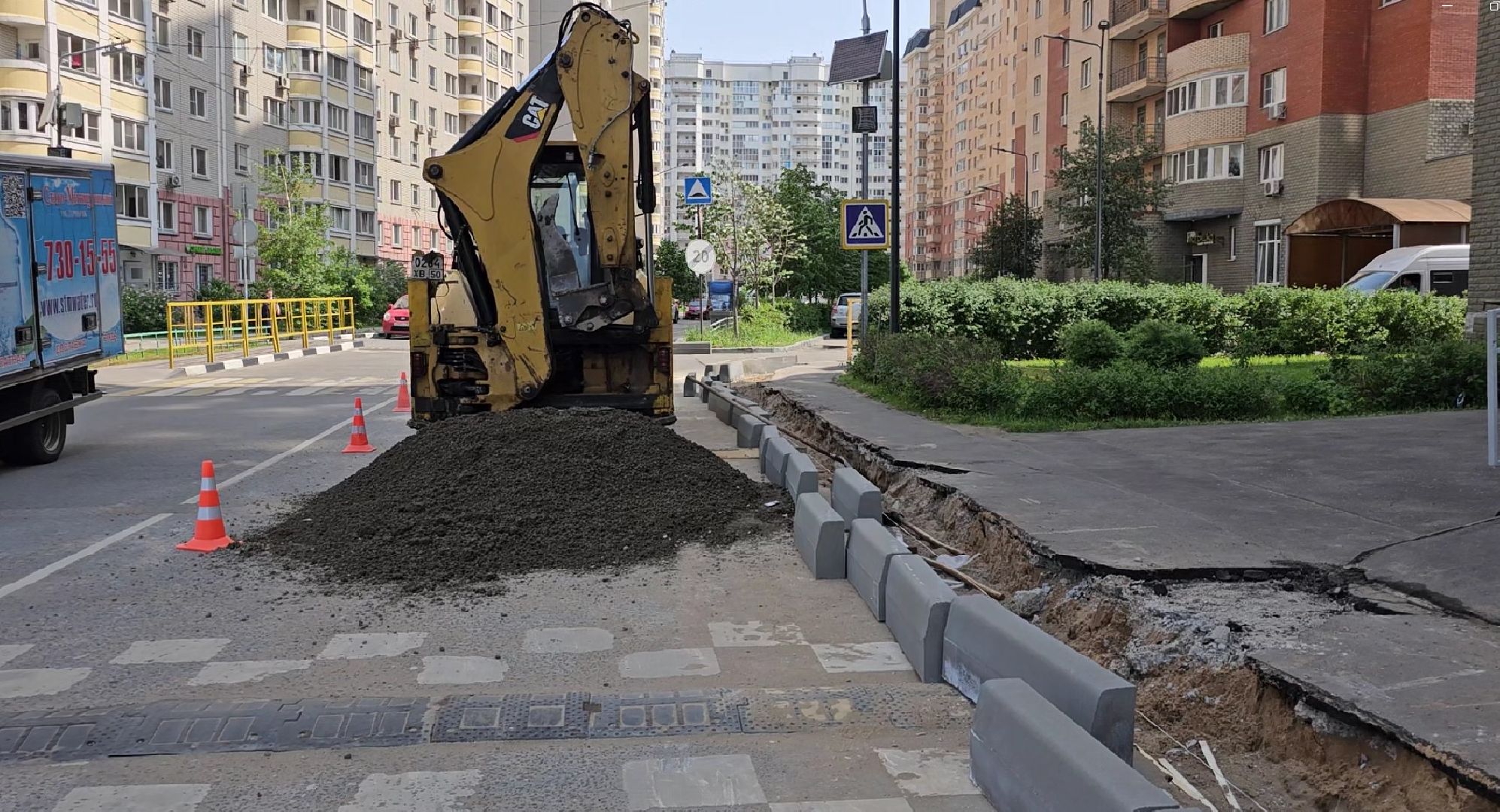 дорожный ремонт, благоустройство, Котельники