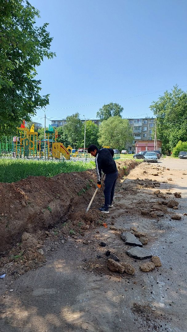 благоустройство, строительство, серпухов, асфальт, бордюры, парковки,
