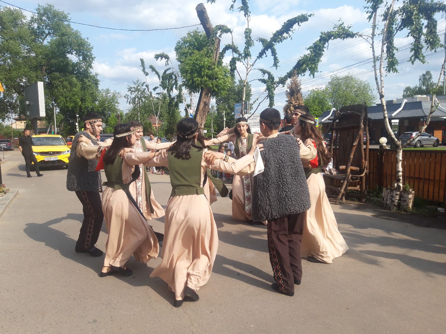 концерт, двор,