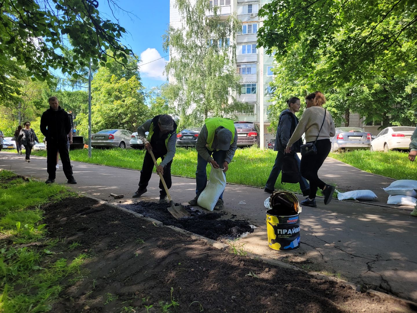 благоустройство; жкх; видное; ямочный ремонт; дороги