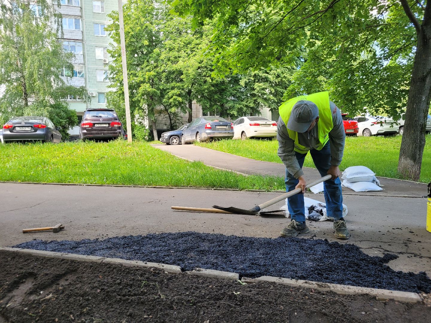 благоустройство; жкх; видное; ямочный ремонт; дороги