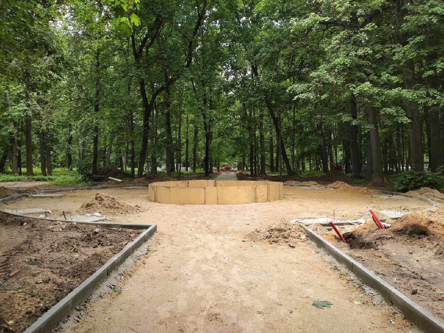 благоустройство, парк, Лосино-Петровский