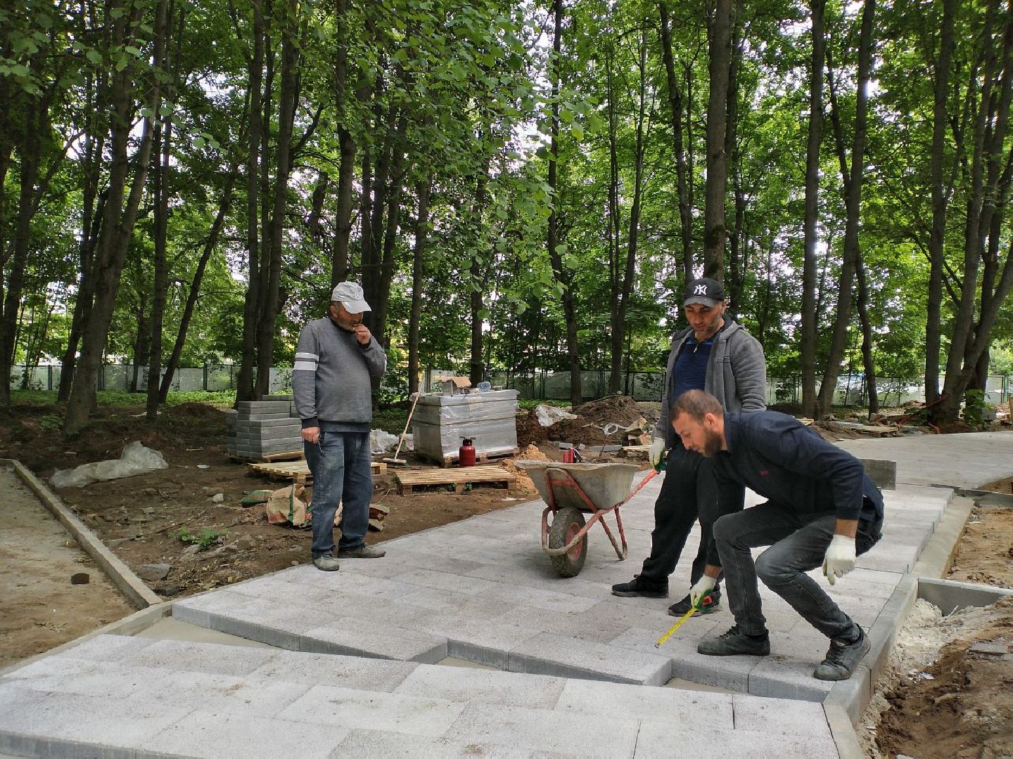 благоустройство, парк, Лосино-Петровский