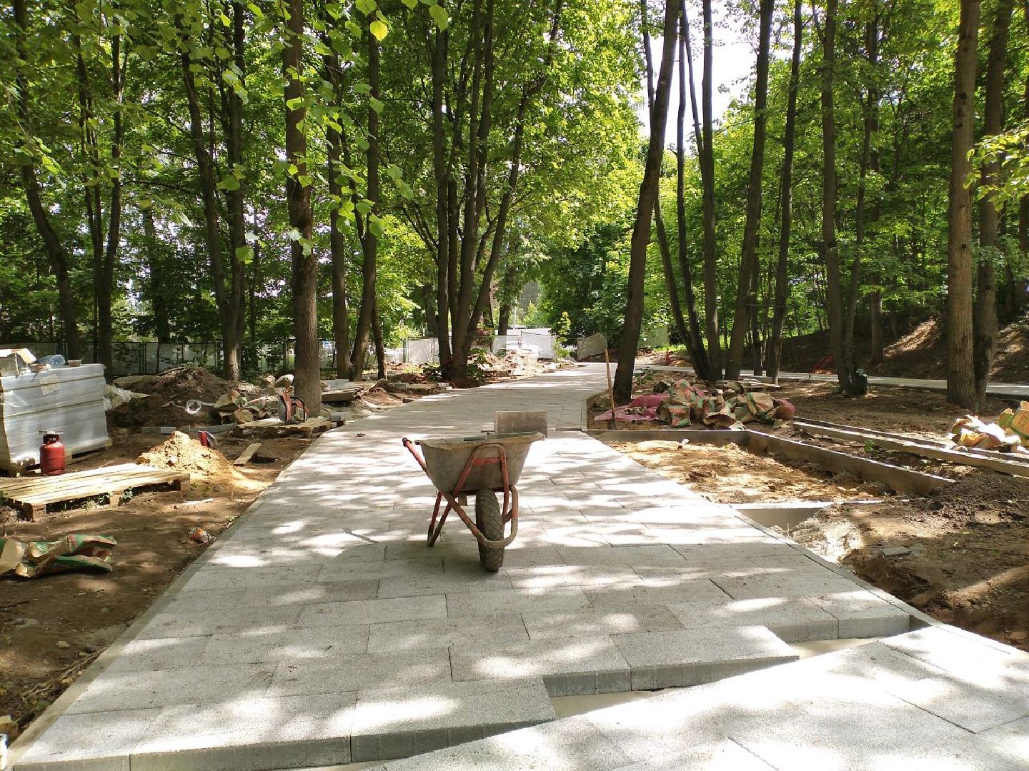 благоустройство, парк, Лосино-Петровский