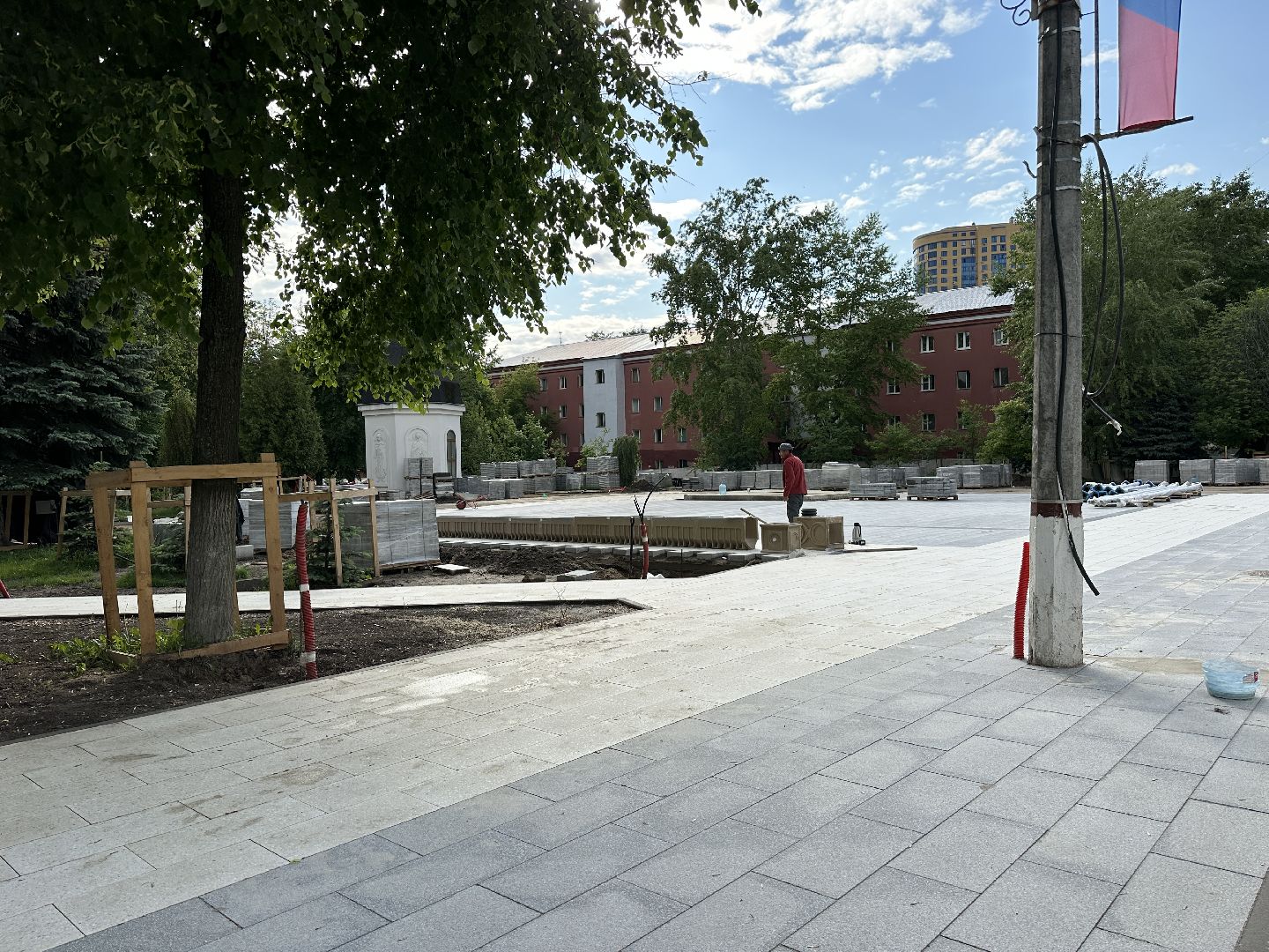 Реутов, Мемориал, реконструкция, Вечный огонь