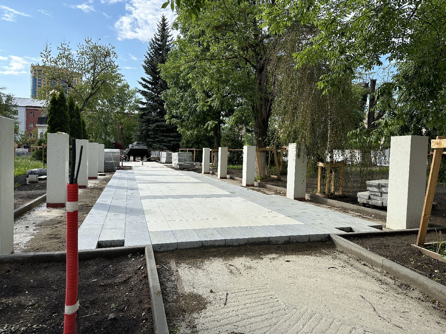 Реутов, Мемориал, реконструкция, Вечный огонь