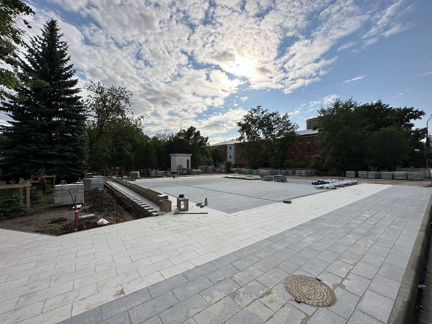 Реутов, Мемориал, реконструкция, Вечный огонь