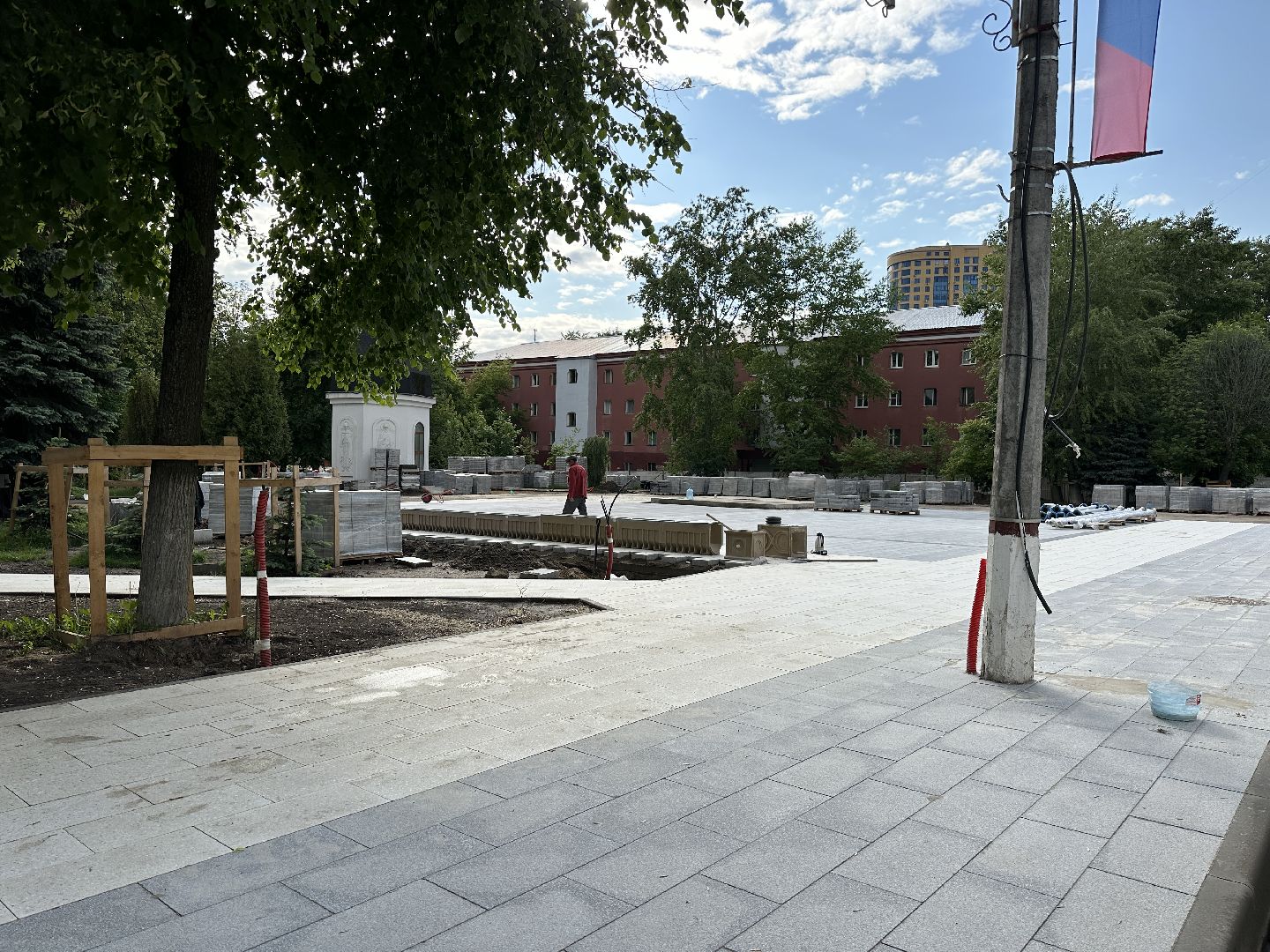 Реутов, Мемориал, реконструкция, Вечный огонь