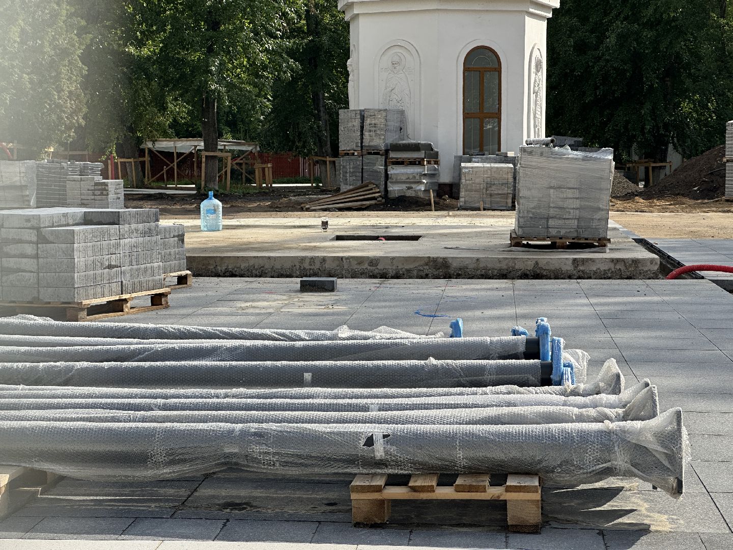 Реутов, Мемориал, реконструкция, Вечный огонь