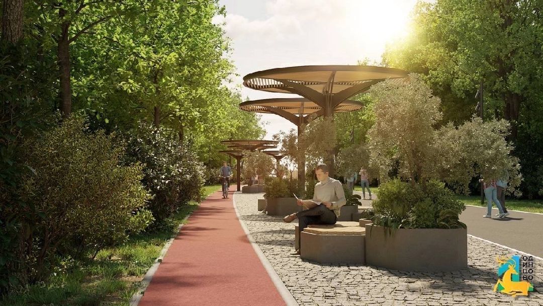 Одинцово, Благоустройство, градостроительство, сквер, пешеходная улица, велодорожки