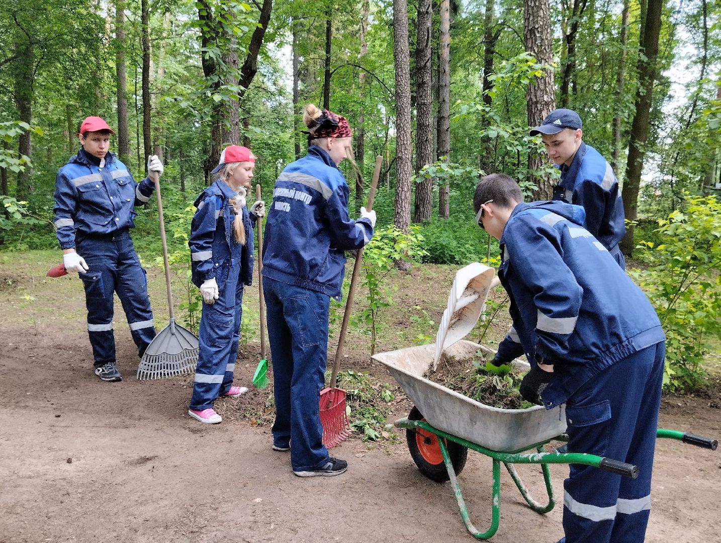 Трудовые отряды, благоустройство, парк