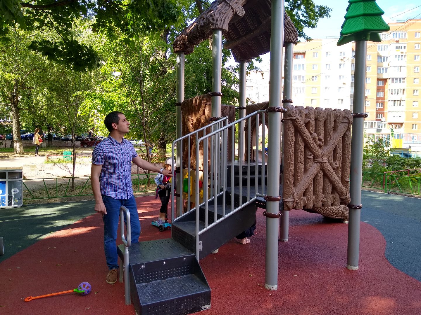 Раменское, благоустройство, новая детская площадка в Удельной