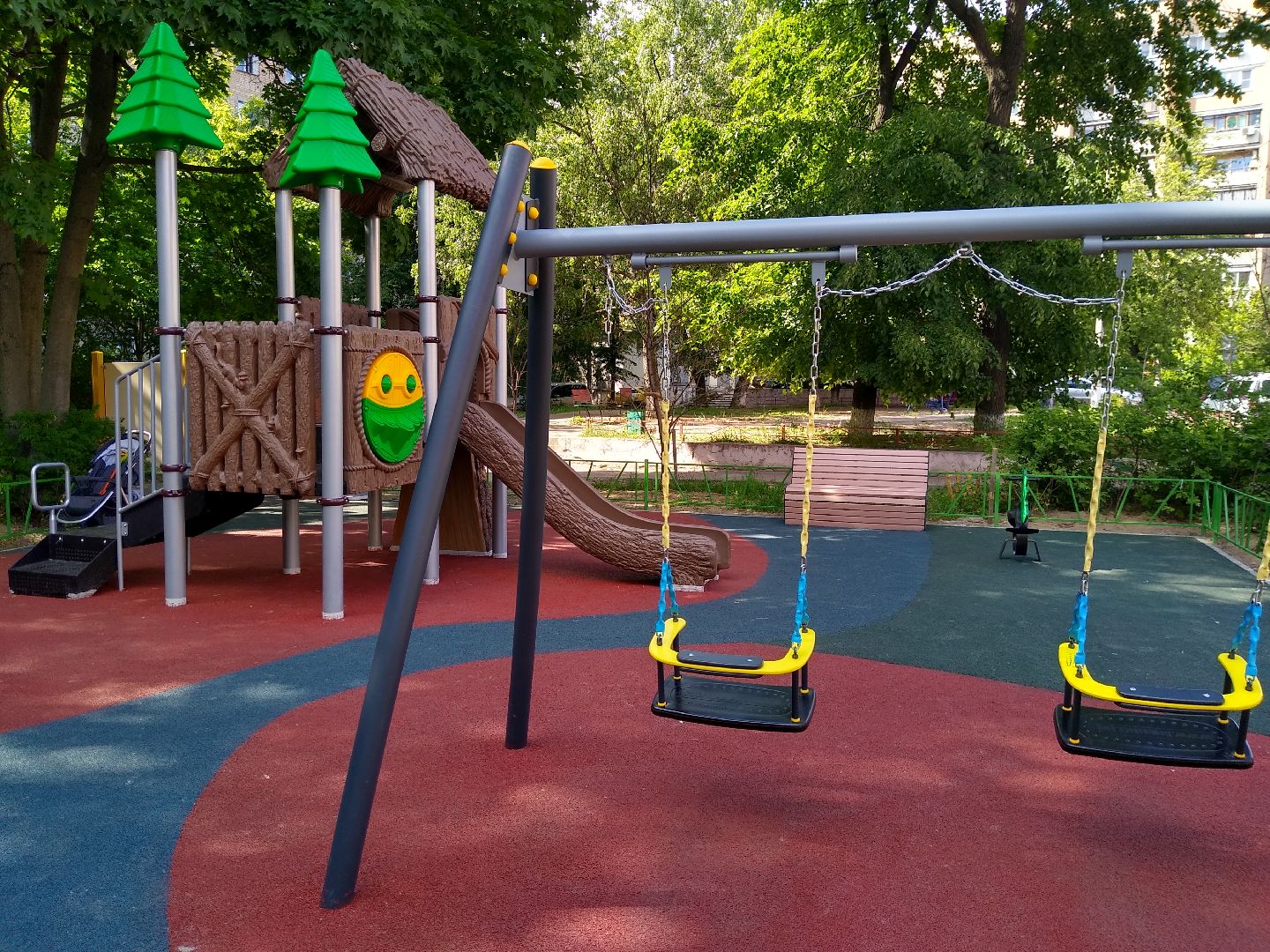 Раменское, благоустройство, новая детская площадка в Удельной
