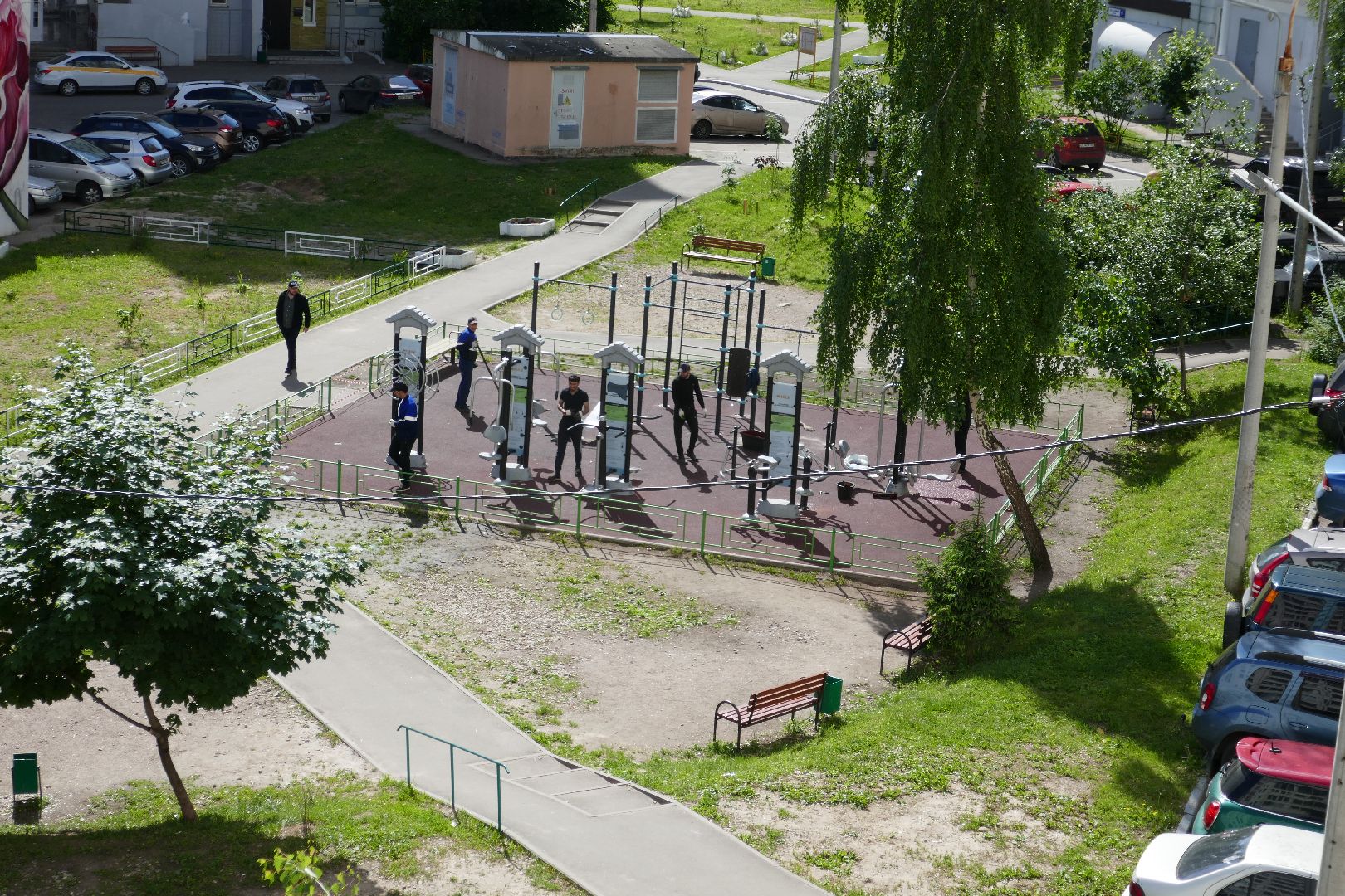 Подольск, детская площадка, спортплощадка, дети, отдых, лето, управляющая компания