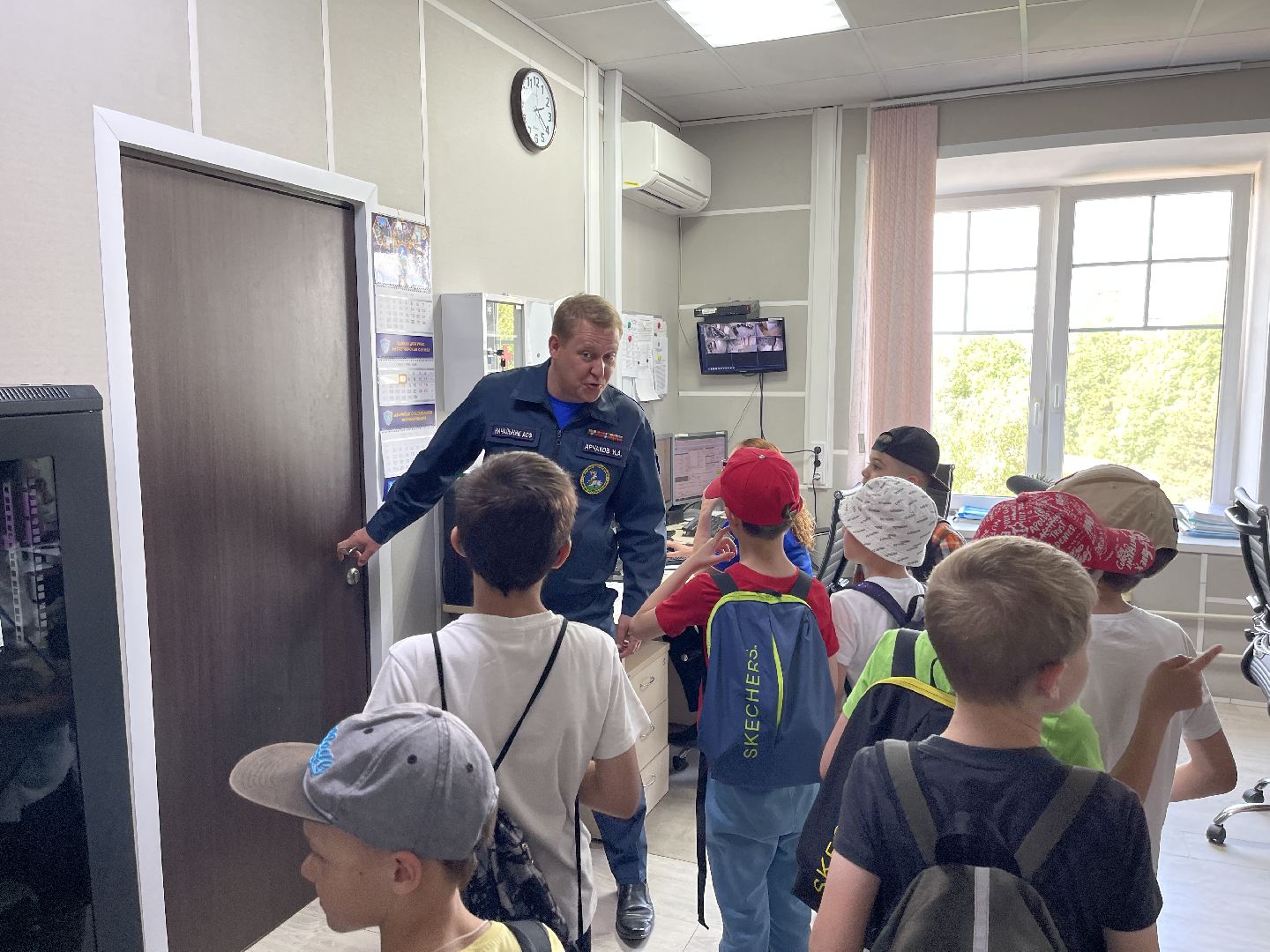 Школьники, каникулы, лагерь, экскурсия, спасатели, безопасный город, 112,