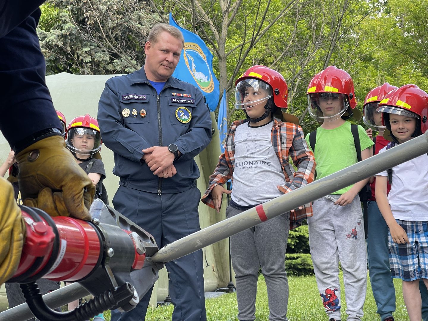 Школьники, каникулы, лагерь, экскурсия, спасатели, безопасный город, 112,