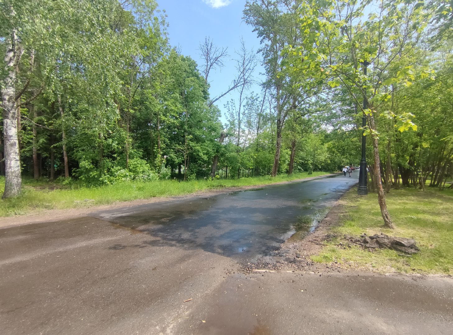 Плановый ремонт дорог, новый асфальт, Дубна