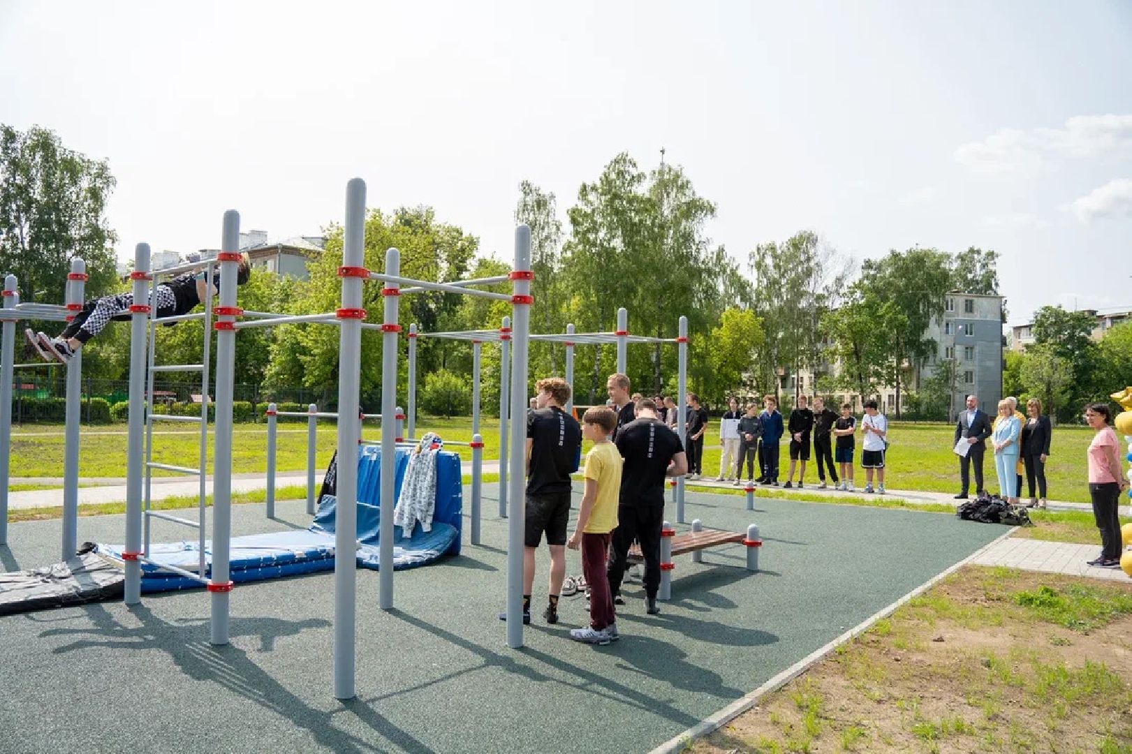 Открытый стадион, воркаут площадка, спорт, школа, Орехово-Зуево, благоустройство