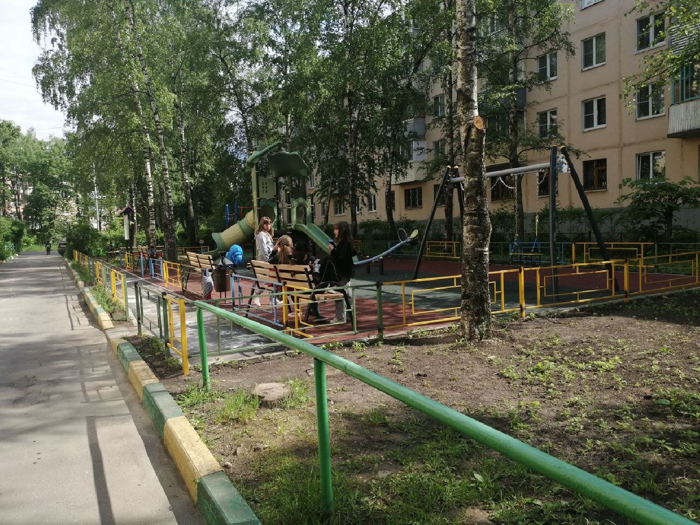 дети, двор, детская площадка, серпухов, советская, благоустройство,