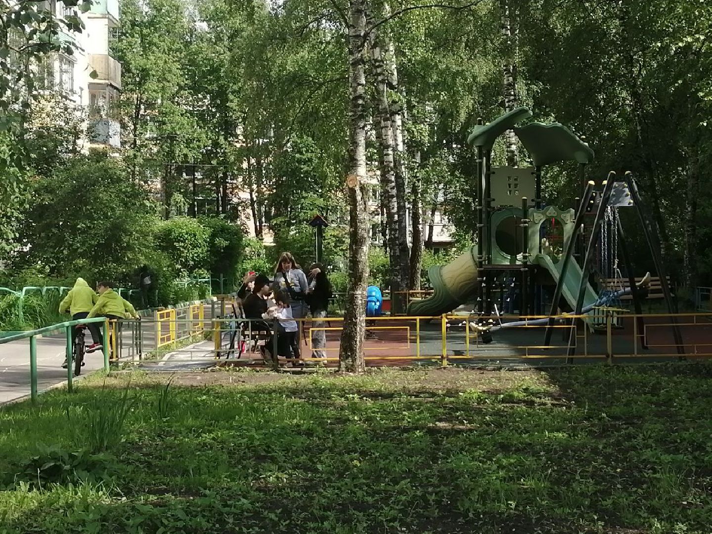 дети, двор, детская площадка, серпухов, советская, благоустройство,