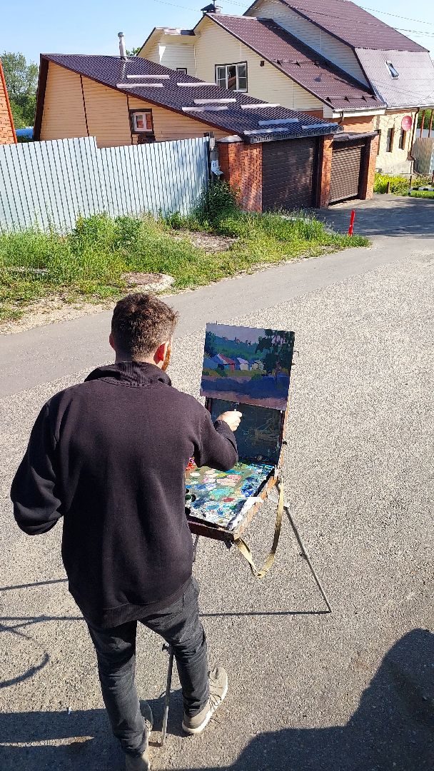 серпухов, художник, туризм, история, рисование, храм, соборная гора, культура,