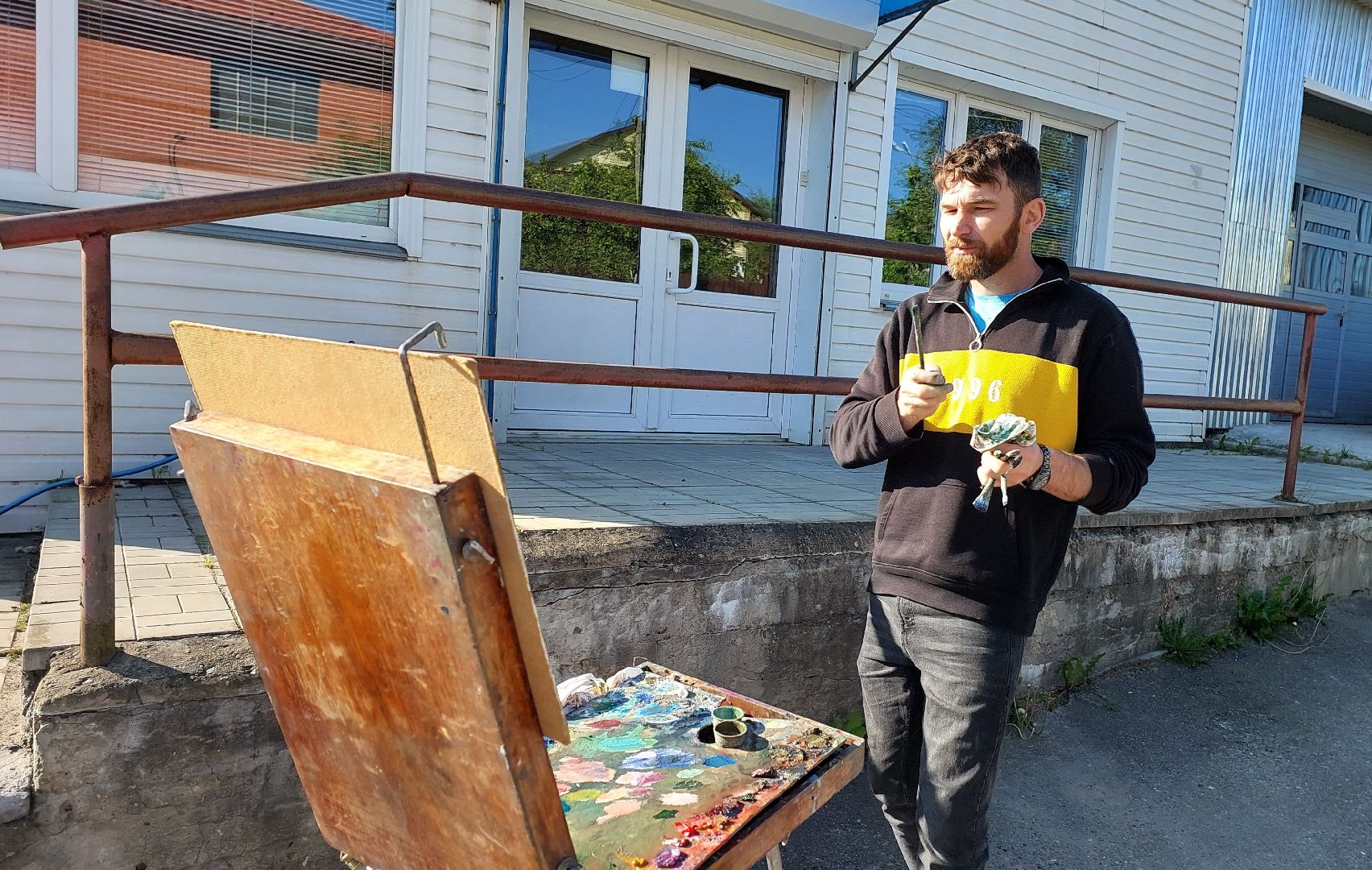 серпухов, художник, туризм, история, рисование, храм, соборная гора, культура,