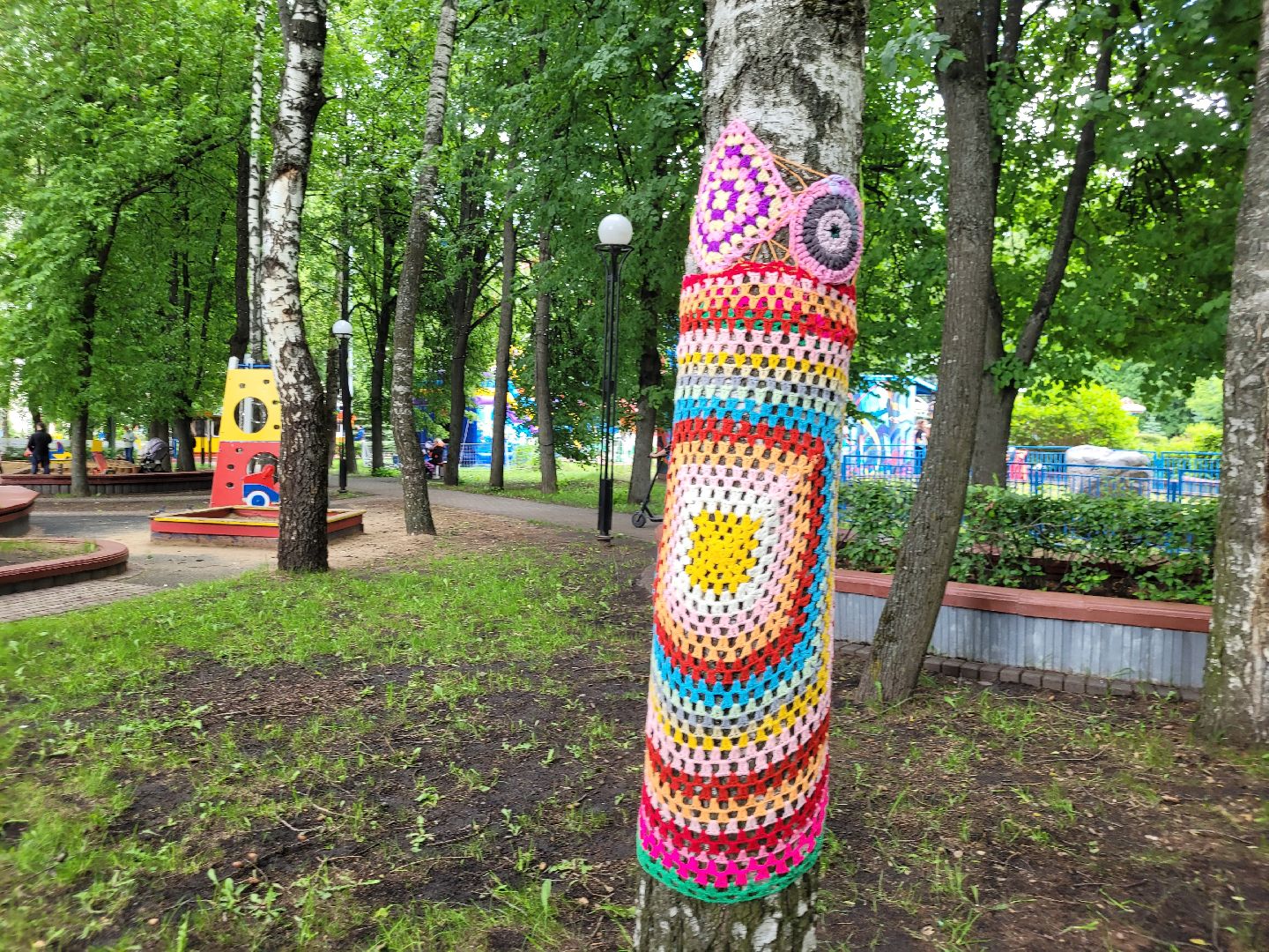 общество; творчество; парки подмосковья; вязание
