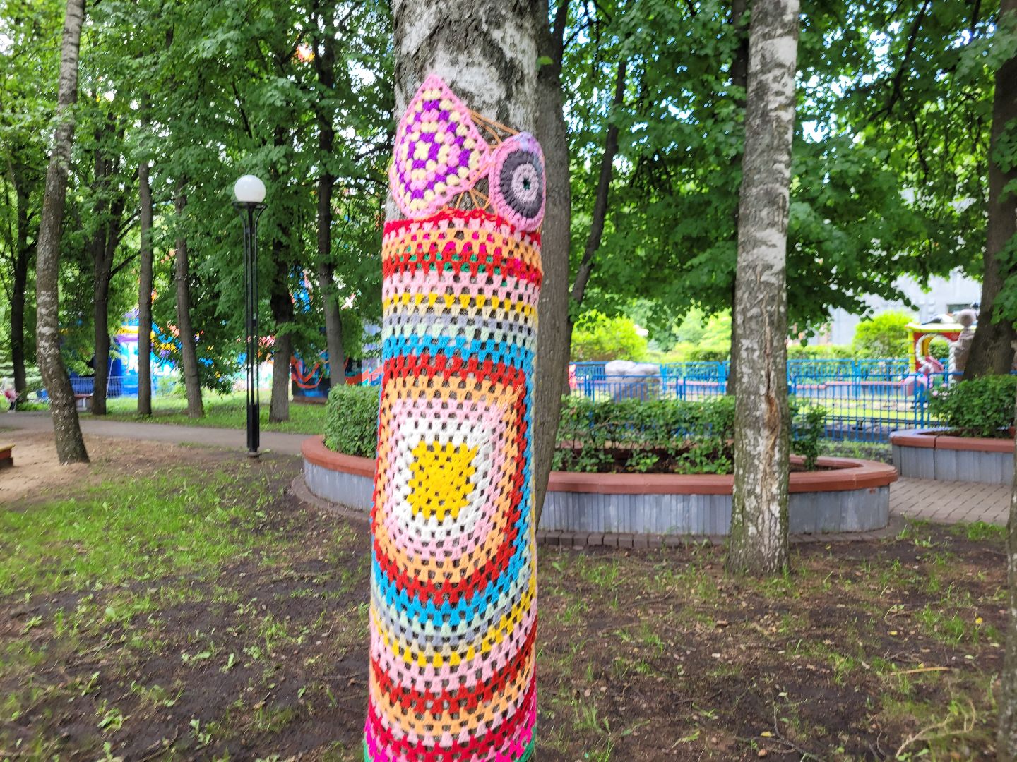 общество; творчество; парки подмосковья; вязание