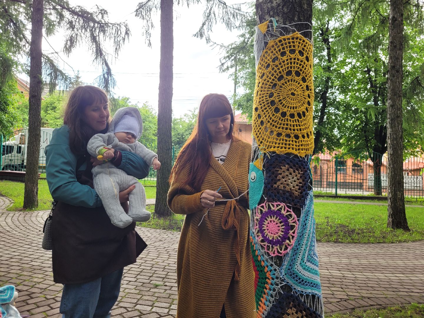 общество; творчество; парки подмосковья; вязание